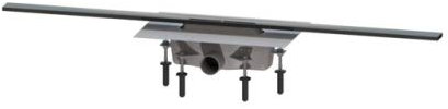 KESSEL Duschrinne Linearis Infinity 90 L: 1100 mm, DN 50, Black, gebürstet 45202.11