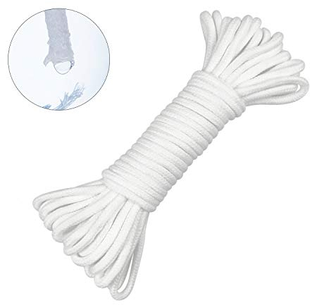 ORIMERC 9M 5mm Diameter Self Watering Wick Cord Vacation Plant Sitter DIY Hydroponic Wicking Self-Watering Planter Pot Automatic Water System Device Potted Violet Auto Seedling Waterer Rope