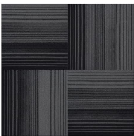 Rehert Mattplattor, mattkvadrater, kontorsmattor kakel borttagbara, mattgolv för källare, 50 cm x 50 cm berber (buntlugg), tonad svart, 0,6 cm lugghöjd (12 plattor, 32 kvm/låda)