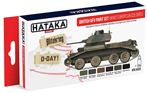Hataka British AFV paint set (WW2 European colours) # AS22