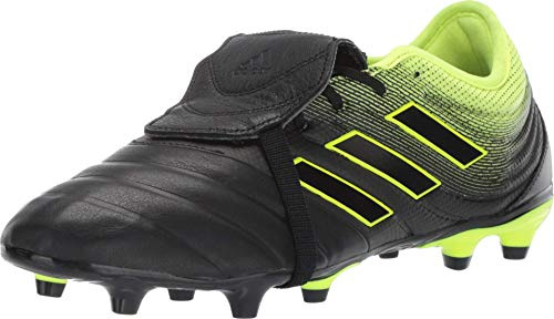 Adidas Performance Men's Copa Gloro 19.2 Firm Ground Athletic Shoe, Black/Black/Solar Yellow, 7.5 M US