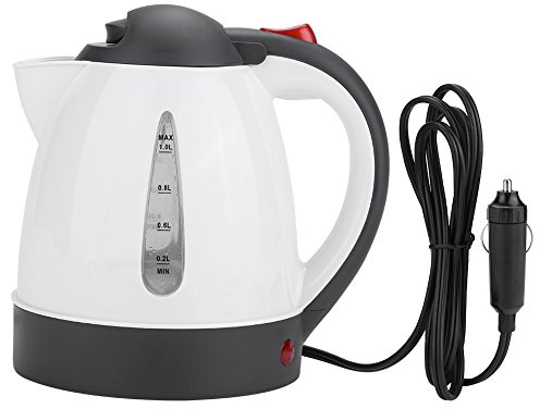 Reise Wasserkocher, 1000ML, Tragbar, Auto, DC 12V/24V, Zigarettenanzünder, Automatische Abschaltung, für LKW