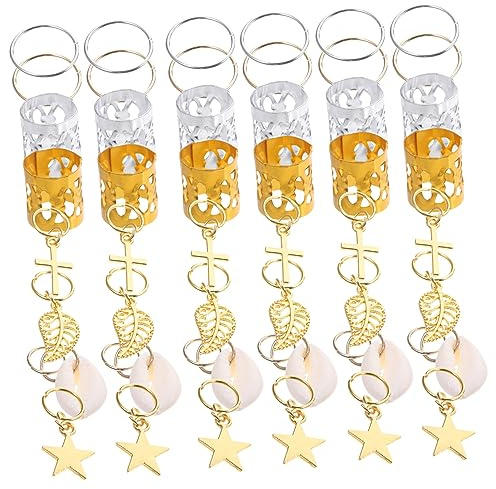 Anneome 140 piezas Adornos para Trenzas y Dreadlocks Accesorios de Joyería para Cabello de Decoración de Pelo para Mujeres y Niñas y Colores