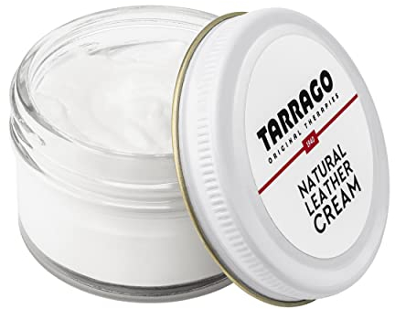 Tarrago | Natural Leather Cream 50 Ml, Shoes and Bags for Men | Protective Cream for Leather Footwear | Shoe polish | Shoe Care | Nourishes, Repairs and Protects