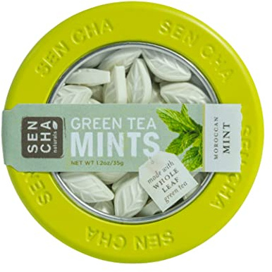 SENCHA NATURALS Green Tea Mints Moroccan Mint Single Canister