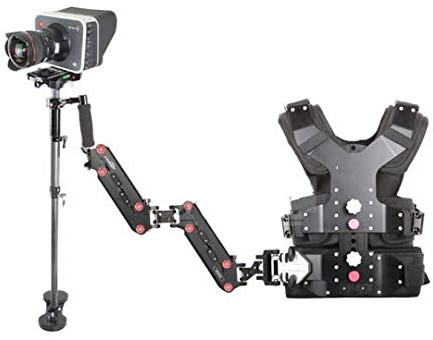 GOWE 1-8kg Load Steadycam Steadicam Carbon Fiber Stabilizer + Vest + Sled