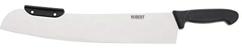 HUBERT Pizza Knife with Black Plastic Handle Stainless Steel - 16L Blade
