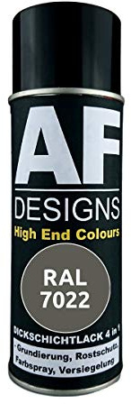 4 IN 1 Ral 7022 Umbr Agrau Dickschichtlack Laca Spray Lata de Aerosol