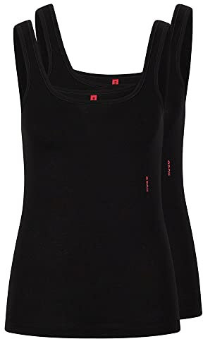 HUGO Damen Twin Vest Top, Black1, M EU