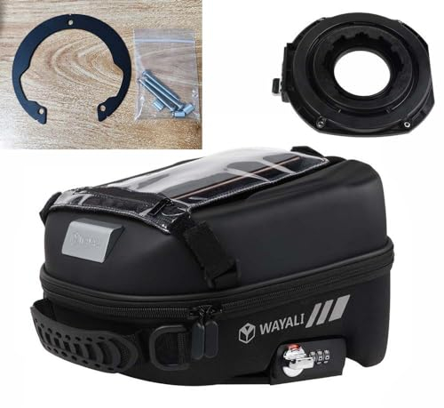 Tankrucksäcke Passwort Tankrucksack mit Tankadapterring Navigationspaket Aufbewahrungstasche für CFMOTO 800MT 400NK NK 650 250 300 450 400 MT 800 700 CLX Sport 250 CLX 250SR 300SR 450SR S