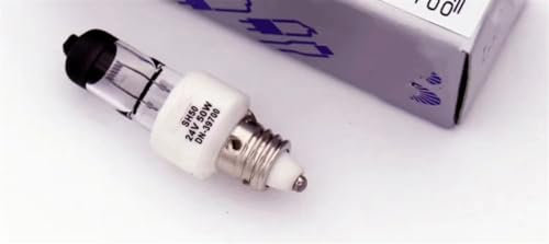 SUNYUHUI DN-39700 SH-50 24V 50W SH50 24V50W E11 chirurgische Lampe mit schwarzer Oberbirne (Color : 2pcs)