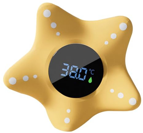 Digitales Baby Bade Thermometer, schwimmendes Badespielzeug für Babys, leicht ablesbares Display für eine sichere Überwachung der Wassertemperatur