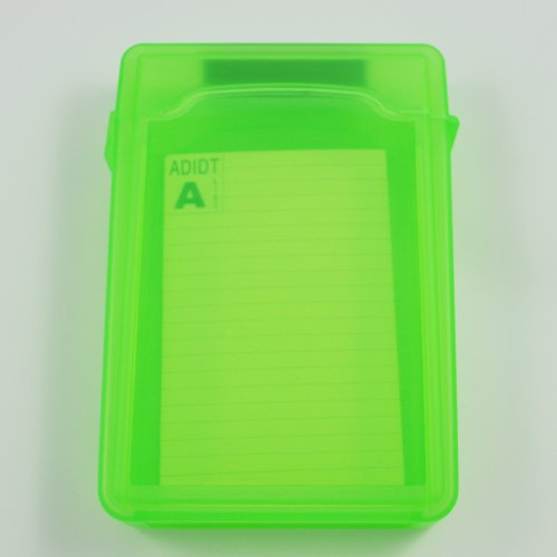 Qerwsdty Caja de almacenamiento de disco duro IDE/ de 3,5 pulgadas, color verde