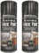HitlineUK 2 x Black Flexible Fabric Spray Paint 200ml Aerosol Can Ideal For Leather Art Vinyl Fabric & Crafts Quick Drying Spray