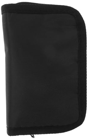 FOMIYES 13 Piezas Bolsa De Almacenamiento Para Medidor De En Bebida Energética Instante No Basura Loción Líquido Registro Black Tirador De Cremallera De Aleación De Zinc