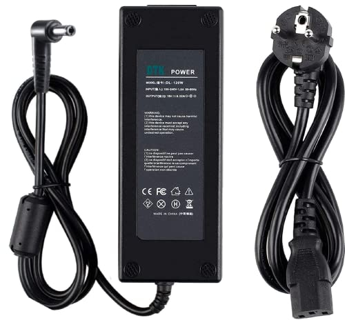 DTK 19V 6.32A 120W Portatile Alimentatore caricatore per MSI ASUS portatili Caricatori e alimentatori per Notebook Adattatore 【5.5 x 2.5mm】