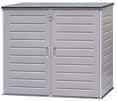 Gardiun Arcón de Resina Soften II 1.170 L 140x82x123 cm con Amortiguadores Gris