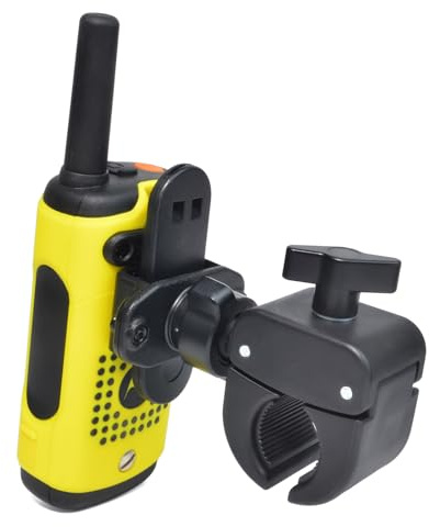 UAYESOK Cykel walkie talkie monteringshållare, universell motorcykel radiomontering för styret cykel, elektrisk skoter, ATV/UTV Compatilbe med Motorola Talkabout Baofeng Kewnood Icom Quansheng