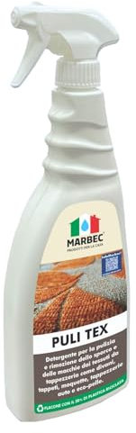 MARBEC PULI TEX 750ML Pulitore detergente per tappezzerie, divani e Moquette