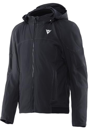 DAINESE - Ignite 2 Tex Jacket, Veste de Motard à Capuche en Tissu, Homme, Noir, 50