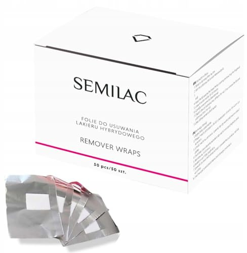 Envoltorio De Aluminio Quitaesmalte Semilac - 50 Uds.