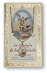 Fratelli Bonella | San Michele-medaljen och bönkort | Tillverkad i Italien