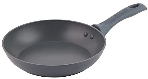 Salter BW12258EU7 Marino 24cm Frying Pan – Non-Stick Cookware, Induction Suitable, PFOA-Free, Forged Aluminium, Use Little/No Oil, Healthy Cooking Egg/Omelette/Pancake, Soft-Touch Handle