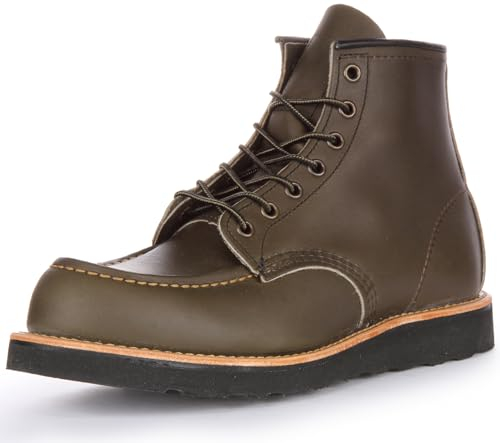 Red Wing Herren 6 Inch Classic Moc Toe Leder Alpine Stiefel 43.5 EU