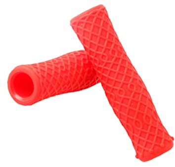 BMX Fahrradgriffe Kinder+Fahrräder Fahrradgriffe Lenkerüberzüge Griff Silikonlenker Silikongriffe Lenker Rot Klebeband Dämpfung Kind Mountainbike Griffe Kinderfahrradgriffe