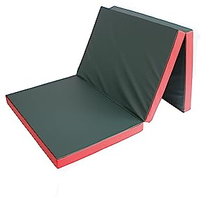 RoniKids Materassino di Caduta 300 x 100 x 8 cm, colore verde/rosso pieghevole Tappetino da Allenamento Tappetino da Ginnastica per Esercizi Fitness Stuoia Sportiva impermeabile