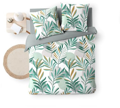 Douceur d'Intérieur Louna - Juego de Cama de 3 Piezas (240 x 220 cm), Microfibra Estampada