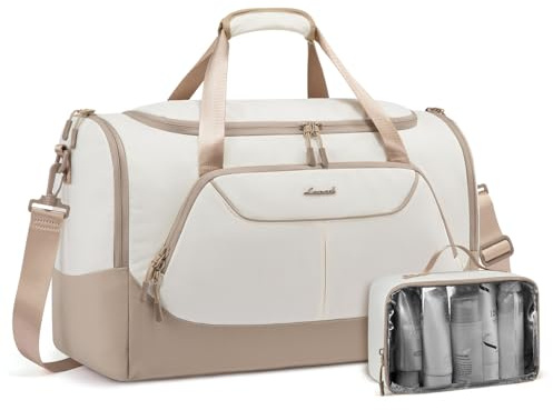 LOVEVOOK Sporttasche Damen 57L Groß Reisetasche mit Schuhfach & Nassfach, Gym Bag Schwimmtasche Saunatasche Handgepäck Tasche für Sport Fitness Training Reisen, Wasserdicht Travel Duffle Bags