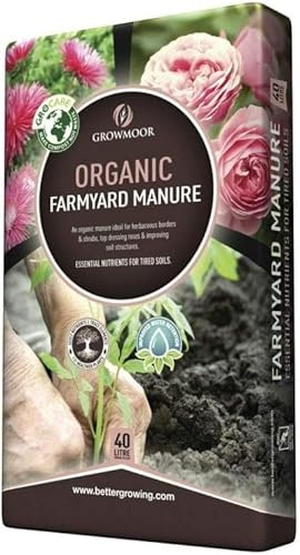 40L Organic Farmyard Manure Compost | Nutrient-Rich Natural Soil Conditioner for Healthy Plant Growth | Ideal for Vegetables, Flowers, Lawns & Garden Beds