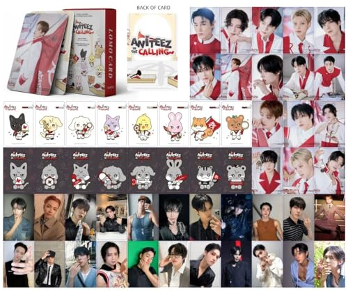 SCISSH ATEEZ Photocards ANITEEZ IN THE CALLING POP UP Collections 55 Pcs New Album New song San Wooyoung Seonghwa ateez Postcards