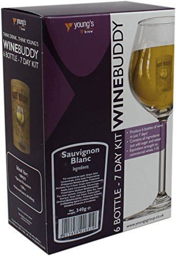 WineBuddy Sauvignon Blanc 6 Bottle - Home brew Wine Making Kit