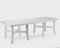 Dmora - Gartentisch Messina, Ausziehbarer Esstisch, rechteckiger Mehrzweck-Gartentisch, 100 % Made in Italy, Cm 160x90h72, Weiß