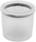 Refillable, 0.4oz 1.4x1.5in Coffee Capsule for Illy Coffee Machine Transparent