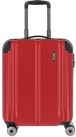 Travelite Bordtrolley Handgepäck Koffer, leicht, 4 Rollen, City, Hartschalenkoffer klein mit kratzfester Oberfläche, 55 cm, 40 Liter