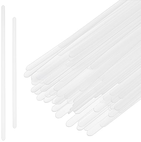BENECREAT 72 st 2 storlekar PP plast urbening, 6 mm bred korsett, väv, urbening, för brudklänning, rörelse, handgjorda hantverk, bröllopsklänningar, gör-det-själv sömnadsmaterial, 1,3 mm tjock