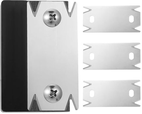 Luckwaii Coupe-bordure en bois avec 3 lames de rechange - Coupe-bordure - Bouton poussoir - Rabot à main - Rabot à main - Pour PVC et ABS - Noir