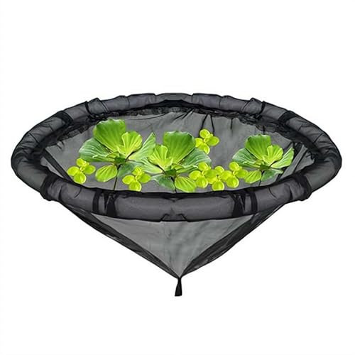 Fgbetcv Floating Flora Fish Barrier,Plant Protector Fine Mesh,Floating Island Plant Protector Floating Flora Island for Pond Protects Your Floating Plants from Pond Fish (80cm)