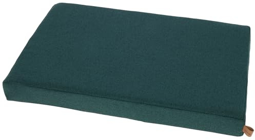 Kerbl Pet Colchón de Espuma viscoelástica Oliver, para Perros con Problemas articulares, Ortopédico, Funda Lavable, Made in Italy, Verde inglés, 80x50x8 cm