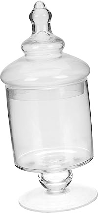 Homoyoyo Tarro De Cristal Para Transparente Contenedor Para Dulces y Frutos Secos Para Fiestas y Celebraciones Recipiente Para Regalos y Recuerdos De Fiesta
