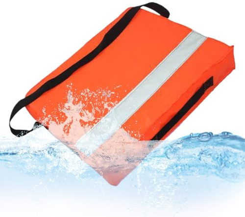 Dispositivo di galleggiamento per barche di salvataggio – di sicurezza per salvagente galleggiante, supporto galleggiante per carichi pesanti da 18x14 pollici | Accessorio di salvataggio in acqu