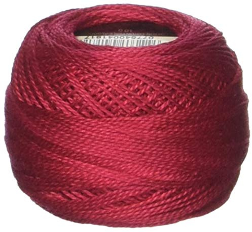 DMC 116 8-304 Pearl Cotton Thread Balls, Medium Red, Size 8