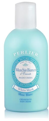 Perlier Natürliche Rezepte, Schaumbad Weißer Moschus, neutral, 500 Milliliter