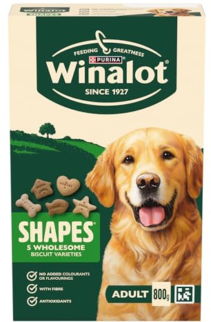 WINALOT Shapes Dog Treat Biscuits 800g (Pack of 5)