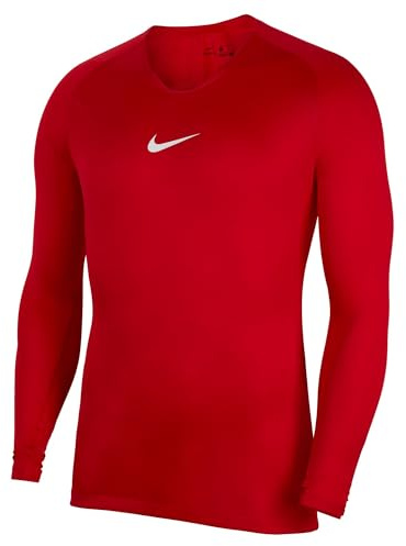 NIKE Men's Nike Park First Layer Thermal Long Sleeve Top, Red, L UK
