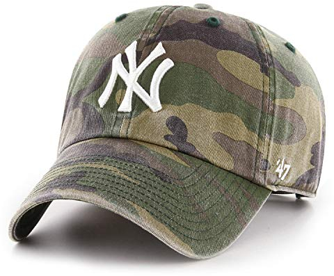 '47 Brand Relaxed Fit Cap - Washed New York Yankees Wood camo
