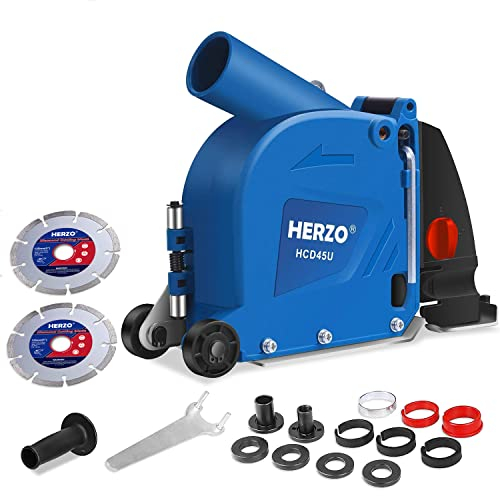 HERZO Caperuza de Aspiración con Cepillo de Angulares 125mm